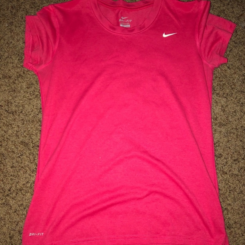 Nike Dri-FIT Bright Pink Tee
